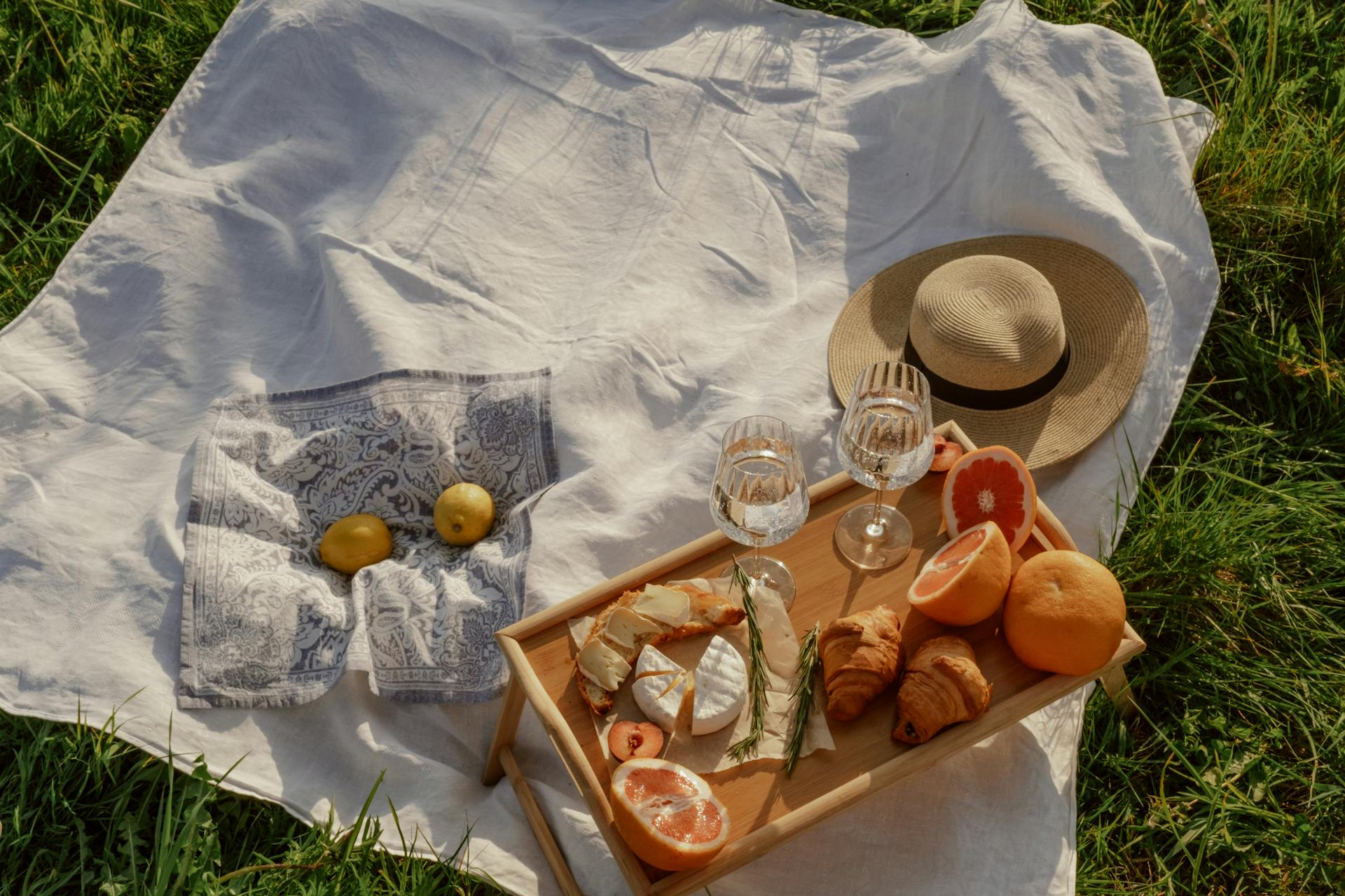 Foto van Picknick zonder mensen